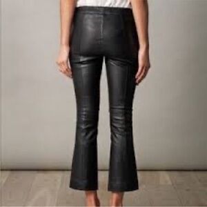 Elizabeth and James Allen Pants Lamb Leather Bootcut